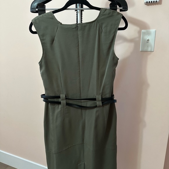 Mario Serrani Olive Green Office/Casual Dress in Size M - Picture 3 of 3